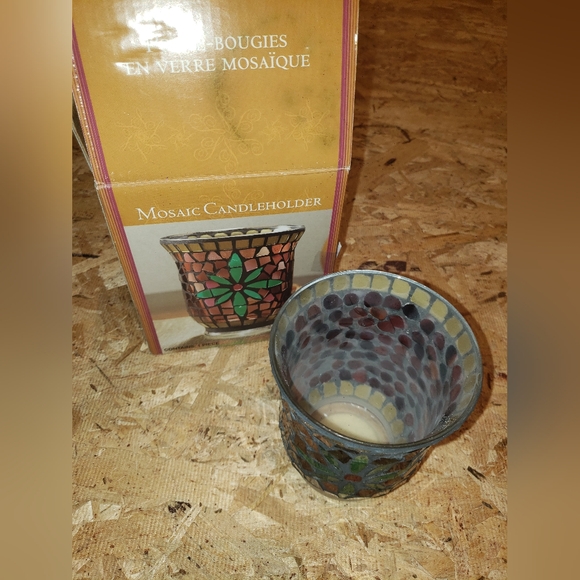 BNIOB MOSAIC CANDLEHOLDER - Picture 2 of 4